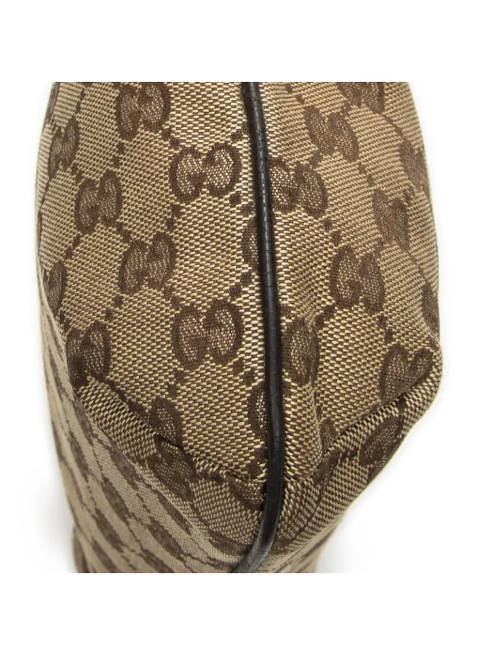 Gucci Mini Zip Crossbody Brown Beige GG Canvas